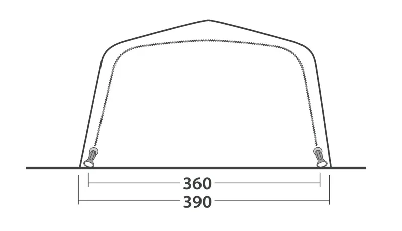 Outwell Hayward Lake 6ATC Inflatable Tent-5